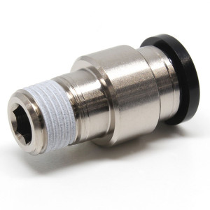 Đầu Nối Nhanh Khí Nén Dạng Thẳng Ren Ngoài Pisco POC8-01-L100