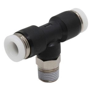 Đầu Nối Nhanh Khí Nén Dạng Chữ T Ren Ngoài Pisco PB1/4-02M