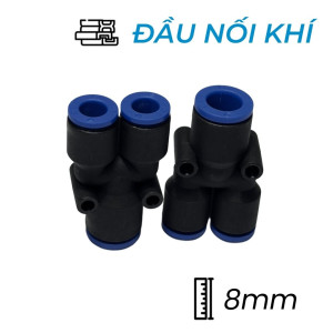 Đầu Nối Nhanh Khí Nén Chữ Y Ø8mm CDC MPY 08