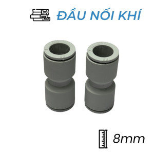 Đầu Nối Nhanh Khí Nén Ø8mm CDC MPUC 08-W (Màu Trắng)
