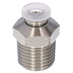 Đầu Nối Nhanh Khí Nén Dạng Thẳng Thân Lục Giác Ren Ngoài Pisco SPPC6-02SP