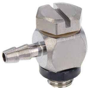 Đầu Ngạnh Nối Ống Dạng Cong 90° Thân Lục Giác Ren Ngoài Pisco SLH-0640-M5-C