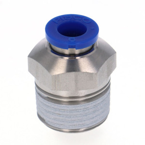 Đầu Nối Nhanh Khí Nén Dạng Thẳng Thân Lục Giác Ren Ngoài Pisco SPC6-03-UC