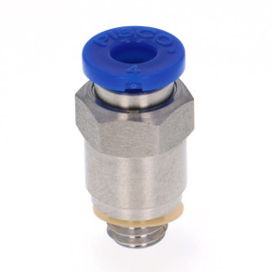 Đầu Nối Nhanh Khí Nén Dạng Thẳng Thân Lục Giác Ren Ngoài Pisco SPC4-M6