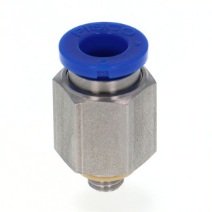 Đầu Nối Nhanh Khí Nén Dạng Thẳng Thân Lục Giác Ren Ngoài Pisco SPC6-M5-UC