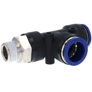 Đầu Nối Nhanh Khí Nén Dạng Chữ T Ren Ngoài Pisco PD16-04SUS