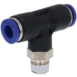 Đầu Nối Nhanh Khí Nén Dạng Chữ T Ren Ngoài Pisco PB8-03SUS