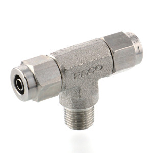 Đầu Ngạnh Nối Ống Có Đai Ốc Xiết Dạng Chữ T Ren Ngoài Pisco NSB1075-04-TP