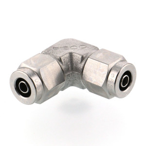 Đầu Ngạnh Nối Ống Có Đai Ốc Xiết Dạng Cong 90° Pisco NSV0860