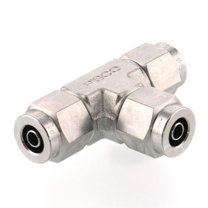 Đầu Ngạnh Nối Ống Có Đai Ốc Xiết Dạng Chữ T Pisco NSE1/2