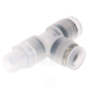 Đầu Nối Nhanh Khí Nén Dạng Chữ T Ren Ngoài Pisco PPD1/2-04-HN