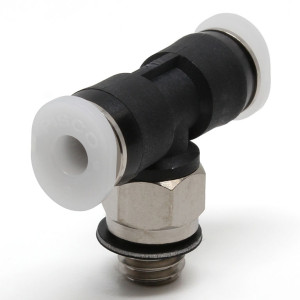 Đầu Nối Nhanh Khí Nén Dạng Chữ T Ren Ngoài Pisco PB1/8-M6M