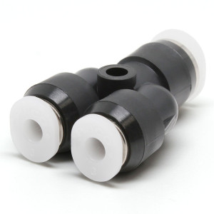 Đầu Nối Nhanh Khí Nén Chữ Y Dạng Nối Giảm Pisco PW1/4-1/8M-C