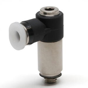 Đầu Nối Nhanh Khí Nén Dạng Cong 90° (Dài) Đầu Lục Giác Chìm Ren Ngoài Pisco POLL5/32-U10MU