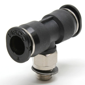 Đầu Nối Nhanh Khí Nén Dạng Chữ T Ren Ngoài Pisco PB6-M6MW