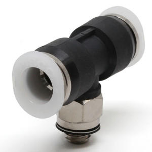 Đầu Nối Nhanh Khí Nén Dạng Chữ T Ren Ngoài Pisco PB1/4-M5M
