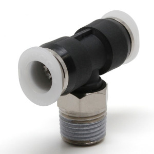 Đầu Nối Nhanh Khí Nén Dạng Chữ T Ren Ngoài Pisco PB1/4-01M