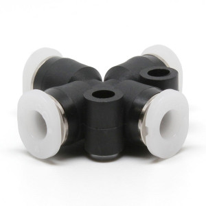 Đầu Nối Nhanh Khí Nén Ngã 4 Pisco PZA5/32M-C