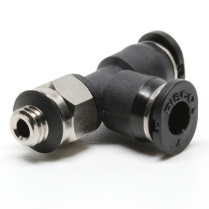 Đầu Nối Nhanh Khí Nén Dạng Chữ T Ren Ngoài Pisco PD4-M5M-C