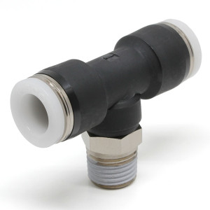 Đầu Nối Nhanh Khí Nén Dạng Chữ T Ren Ngoài Pisco PB3/8-02-C