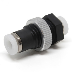 Đầu Nối Nhanh Khí Nén Dạng Thẳng Ren Ngoài Lắp Kẹp Vách Pisco PMP5/32