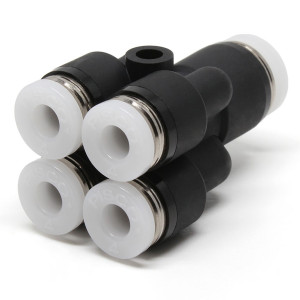 Đầu Nối Nhanh Khí Nén Chữ Y 5 Ngã Dạng Nối Giảm Pisco PRG1/4-5/32-C