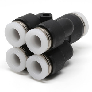 Đầu Nối Nhanh Khí Nén Chữ Y 5 Ngã Dạng Nối Giảm Pisco PRG5/16-1/4-C