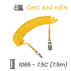 Dây Hơi Khí Nén UC Phi 10 Màu Vàng Có Khớp Nối OD10 x ID6.5 mm CDC UC 1065-7.5C (7.5m)