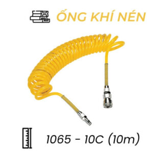 Dây Hơi Khí Nén UC Phi 10 Màu Vàng Có Khớp Nối OD10 x ID6.5 mm CDC UC 1065-10C (10m)