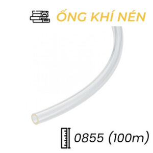 Dây Hơi Khí Nén EPU Phi 8 Màu Trong Suốt OD8 x ID5.5 mm CDC EPU 0855 (100m)