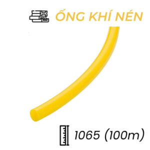 Dây Hơi Khí Nén PU Phi 10 Màu Vàng OD10 x ID6.5 mm CDC PU 1065 (100m)