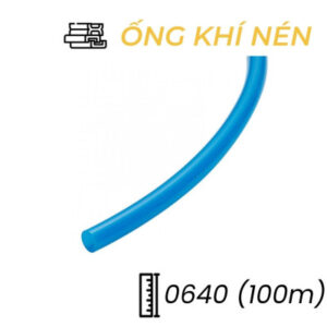 Dây Hơi Khí Nén PU Phi 6 Màu Xanh Trong OD6 x ID4 mm CDC PU 0640 (100m)