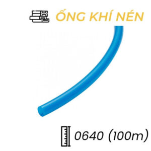 Dây Hơi Khí Nén PU Phi 6 Màu Xanh OD6 x ID4 mm CDC PU 0640 (100m)