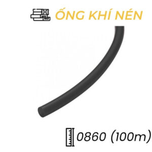 Dây Hơi Khí Nén PA Phi 8 Màu Đen OD8 x ID6 mm CDC PA 0860 (100m)