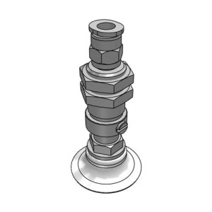 Bộ Nấm Hút Chân Không Và Giá Đỡ, Silicone, O.D 30 mm, Pisco VPC30-6RS-6J