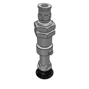 Bộ Nấm Hút Chân Không Và Giá Đỡ, Cao Su Nitrile (NBR), O.D 20 mm, Pisco VPC20-15RN-6J