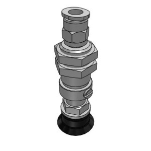 Bộ Nấm Hút Chân Không Và Giá Đỡ, Silicone Dẫn Điện, O.D 20 mm, Pisco VPC20-6RSE-6J