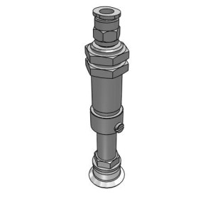 Bộ Nấm Hút Chân Không Và Giá Đỡ, Silicone, O.D 20 mm, Pisco VPC20-20RS-6J