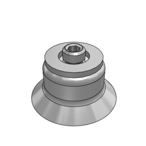 Bộ Nấm Hút Chân Không Có Vít Ren, Cao Su Fluoro, O.D 25 mm, Pisco VP25AF-M6