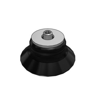 Bộ Nấm Hút Chân Không Có Vít Ren, Cao Su Nitrile Chịu Dầu, O.D 40 mm, Pisco VP40KNH-M6