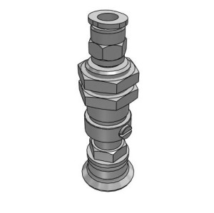 Bộ Nấm Hút Chân Không Và Giá Đỡ, Fluoro, O.D 20 mm, Pisco VPC20-6KF-6J