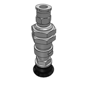 Bộ Nấm Hút Chân Không Và Giá Đỡ, Cao Su Nitrile Chịu Dầu, O.D 20 mm, Pisco VPC20-6KNH-6J
