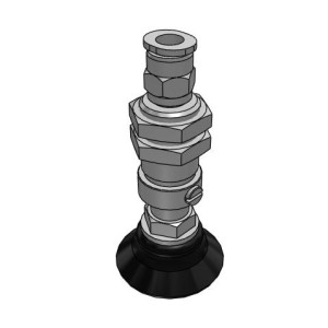 Bộ Nấm Hút Chân Không Và Giá Đỡ, Cao Su Nitrile Chịu Dầu, O.D 30 mm, Pisco VPC30-6KNH-6J