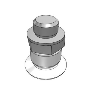 Bộ Nấm Hút Chân Không Và Giá Đỡ, Silicone, O.D 10 mm, Pisco VPME10PS-M5