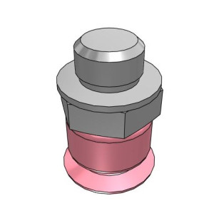 Bộ Nấm Hút Chân Không Và Giá Đỡ, Fluoro Silicone, O.D 8 mm, Pisco VPME8PFS-M5