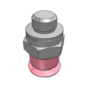 Bộ Nấm Hút Chân Không Và Giá Đỡ, Fluoro Silicone, O.D 8 mm, Pisco VPE8PFS-M5