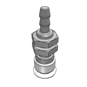 Bộ Nấm Hút Chân Không Và Giá Đỡ, Silicone, O.D 8 mm, Pisco VPMA8PS-4B