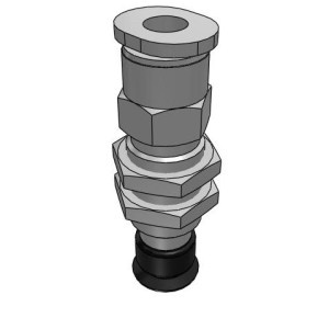 Bộ Nấm Hút Chân Không Và Giá Đỡ, Silicone, O.D 8 mm, Pisco VPA8PN-4J