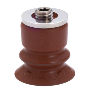 Bộ Nấm Hút Chân Không Có Vít Ren, Silicone Chứa Bột Sắt, O.D 15 mm, Pisco VP15BDMSF3-M4