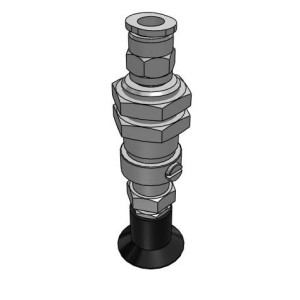 Bộ Nấm Hút Chân Không Và Giá Đỡ, Silicone Dẫn Điện, O.D 20 mm, Pisco VPC20-6LSE-6J
